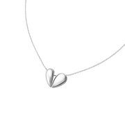 Georg Jensen Hearts of Georg Jensen Sterling Silver Heart Necklace, 10017504.