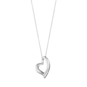 Georg Jensen Hearts of Georg Jensen Sterling Silver Necklace, 10012161.