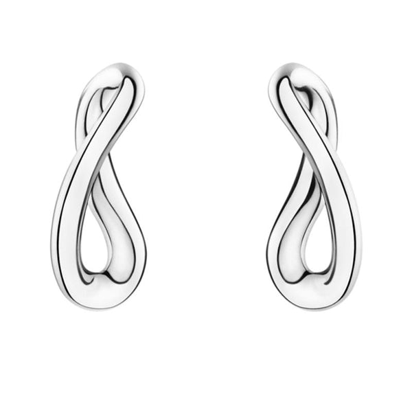 Georg Jensen Infinity Sterling Silver Stud Earrings, 3539284.