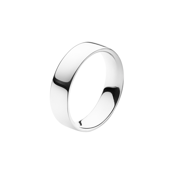 Georg Jensen Magic 18ct White Gold Band Ring 20000466