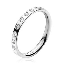 Georg Jensen Magic 18ct White Gold Diamond Band Ring. 20000346.