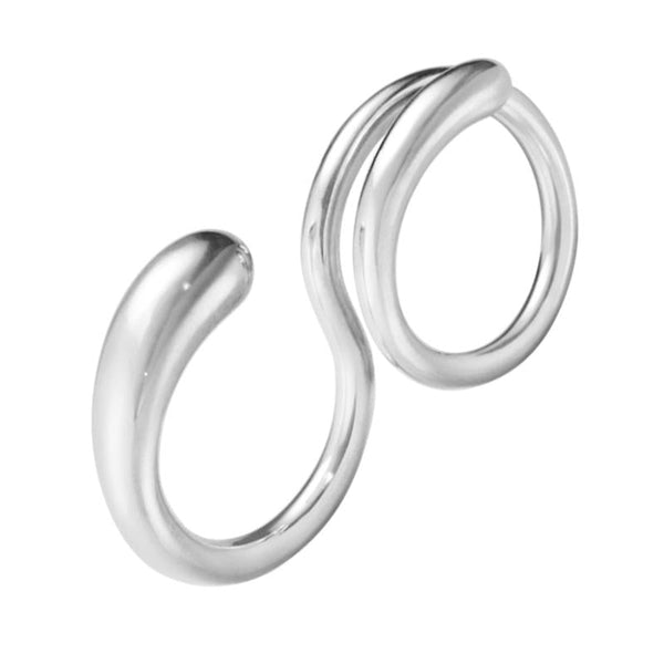 Georg Jensen Mercy Sterling Silver Double Ring 20000081