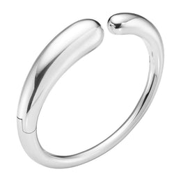 Georg Jensen Mercy Sterling Silver Hinged Bangle 20000073