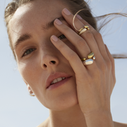 Georg Jensen Mercy Sterling Silver Large Ring 20000083