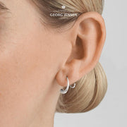 Georg Jensen Mercy Sterling Silver Swirl Earrings, 10015148.