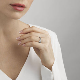 Georg Jensen Mobius Sterling Silver Ring 20000306