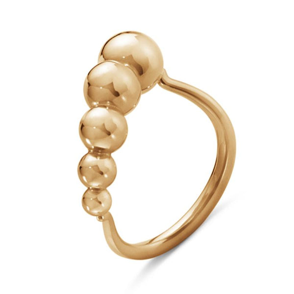 Georg Jensen Moonlight Grapes 18ct Rose Gold Graduating Ring 20000114