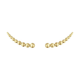 Georg Jensen Moonlight Grapes 18ct Yellow Gold Climber Earrings, 10012462.