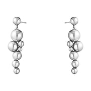 Georg Jensen Moonlight Grapes Sterling Silver Drop Earrings, 10019037.