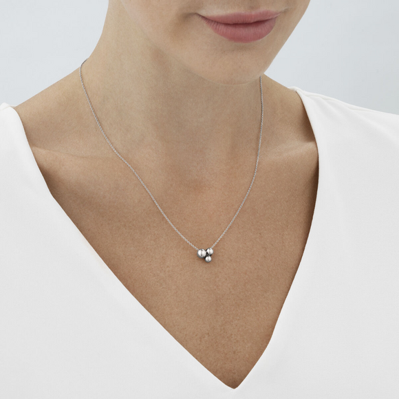 Georg Jensen Moonlight Grapes Sterling Silver Necklace, 10014437.