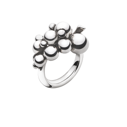 Georg Jensen Moonlight Grapes Sterling Silver Small Dress Ring 20000333