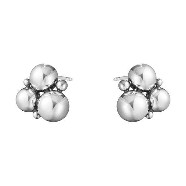 Georg Jensen Moonlight Grapes Sterling Silver Stud Earrings, 10019038.