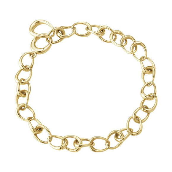 Georg Jensen Offspring 18ct Yellow Gold Link Bracelet, 20000992