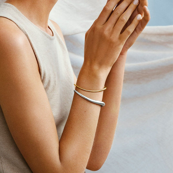Georg Jensen Offspring Sterling Silver Bangle 20000037