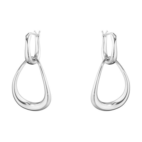 Georg Jensen Offspring Sterling Silver Bangle with Charm and Earring Set, OFFSPRING-20000133-10012754 _2