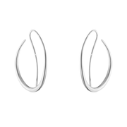 Georg Jensen Offspring Sterling Silver Hoop Earrings 10012755
