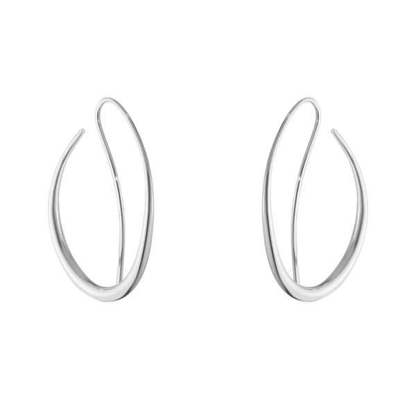 Georg Jensen Offspring Sterling Silver Hoop Earrings 10012755