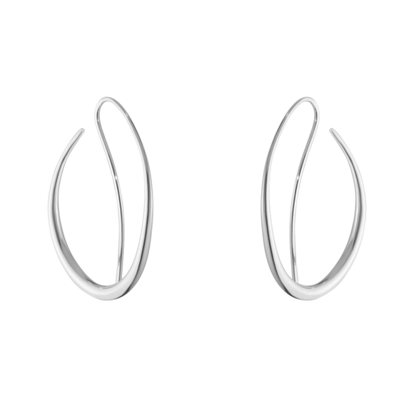 Georg Jensen Offspring Sterling Silver Hoop Earrings 10012755