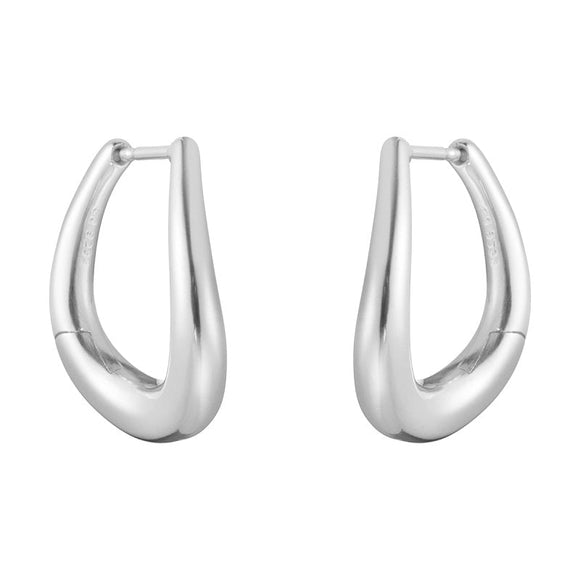 Georg Jensen Offspring Sterling Silver Medium Hoop Earrings, 20001003
