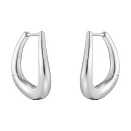 Georg Jensen Offspring Sterling Silver Medium Hoop Earrings, 20001003