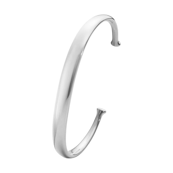 Georg Jensen Offspring Sterling Silver Mens Classic Bangle, 20000032
