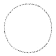 Georg Jensen Reflect Sterling Silver Chain Links 45cm Necklace 20001093