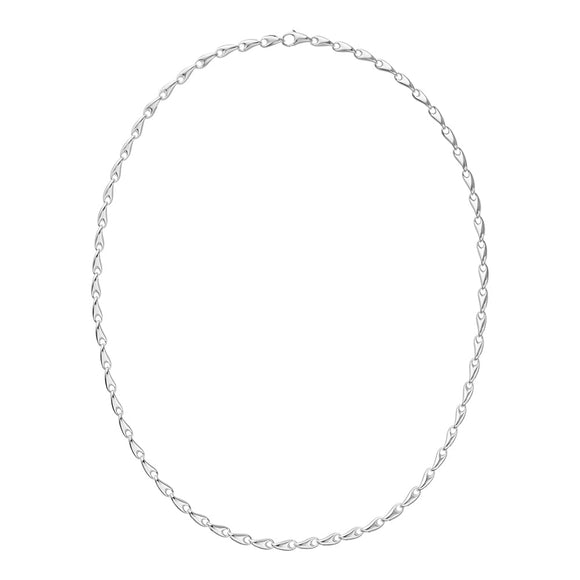 Georg Jensen Reflect Sterling Silver Chain Links 55cm Necklace 20001094