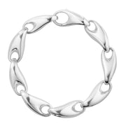 Georg Jensen Reflect Sterling Silver Links Bracelet 20001098