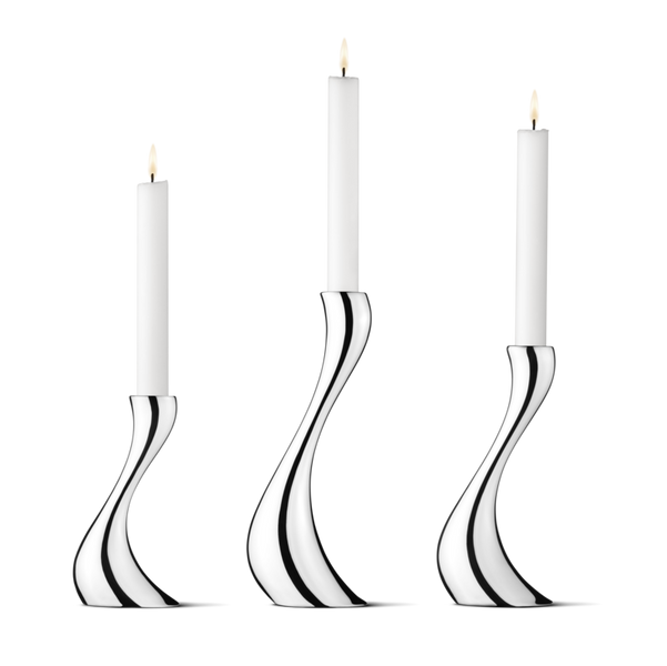 Georg Jensen Set of Three Candle Holders