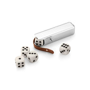Georg Jensen Sky Stainless Steel Carry Case and Dice. 10019309.