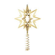 Georg Jensen 18ct Yellow Gold Plated Brass Medium Star Christmas Tree Topper