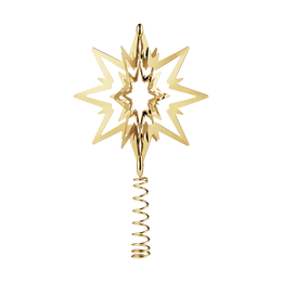 Georg Jensen 18ct Yellow Gold Star Christmas Tree Topper, 10013714.