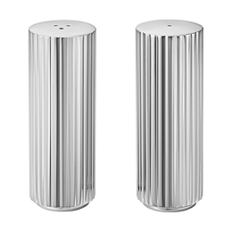 Georg Jensen Bernadotte Stainless Steel Salt and Pepper Shakers, 10014925.