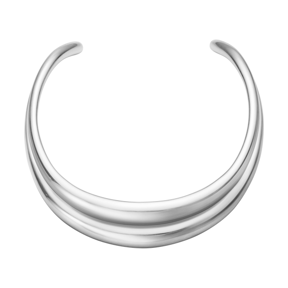 Georg Jensen Curve Sterling Silver Neckring 20000009000M