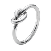 Georg Jensen Love Knot Sterling Silver Ring 2000021700