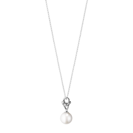 Georg Jensen Magic 18ct White Gold Diamond Pearl Necklace 10009353