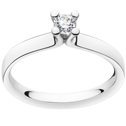 Georg Jensen Magic 18ct White Gold Diamond Solitaire Ring 20000457