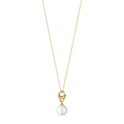 Georg Jensen Magic 18ct Yellow Gold Diamond Pearl Necklace 10009352