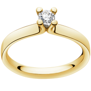 Georg Jensen Magic 18ct Yellow Gold Diamond Solitaire Ring 20000456