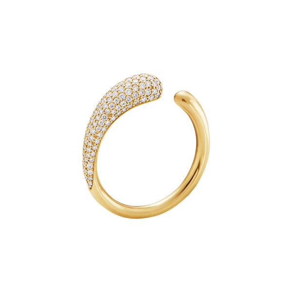 Georg Jensen Mercy 18ct Yellow Gold Diamond Mini Ring 20000021