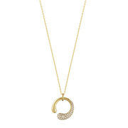 Georg Jensen Mercy 18ct Yellow Gold Diamond Necklace 10017828