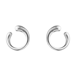 Georg Jensen Mercy Sterling Silver Loop Stud Earrings, 10015149.