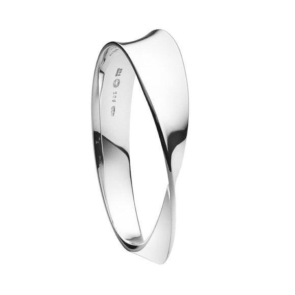 Georg Jensen Mobius Sterling Silver Bangle 20000523
