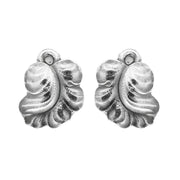 Georg Jensen Moonlight Grapes Sterling Silver Clip On Earrings 3536784