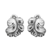 Georg Jensen Moonlight Grapes Sterling Silver Clip On Earrings 3536784