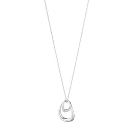 Georg Jensen Offspring Sterling Silver Diamond Pave Necklace, 10015848.Georg Jensen Offspring Sterling Silver Diamond Pave Necklace, 10015848.