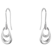 Georg Jensen Offspring Sterling Silver Hook Earrings 10012312