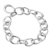 Georg Jensen Offspring Sterling Silver Link Bracelet 20000126