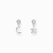 Thomas Sabo Sterling Silver Moon and Star Earrings