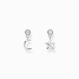 Thomas Sabo Sterling Silver Moon and Star Earrings